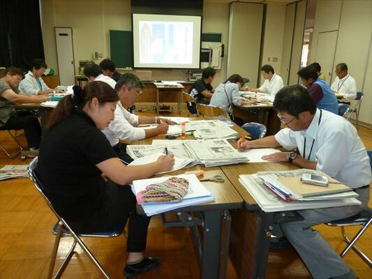 益子町田野中／「伝える工夫」学ぶ