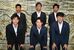 全日本社会人選手権の優勝を報告したリーベ栃木の選手たち＝下野新聞社