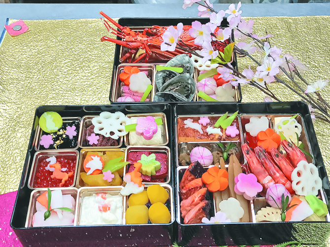 祝いの席にふさわしい華やかなおせち料理