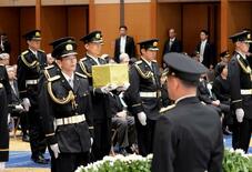 殉職警察官や民間人を追悼