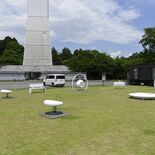 さくら市初のインクルーシブ遊具、なぜお丸山に？　芝生エリアに３種類、医…