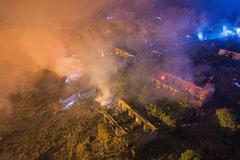 花火事故、２月に規定違反で罰金