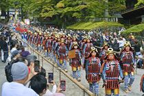 日光東照宮で千人武者行列