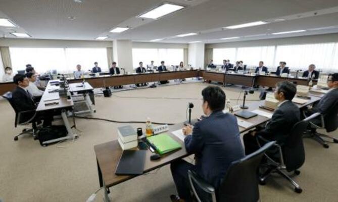 　危険運転致死傷罪の要件見直しを検討する法制審議会の部会＝２９日午後、法務省
