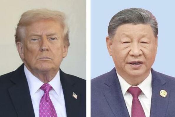 　トランプ米大統領（ゲッティ＝共同）、中国の習近平国家主席