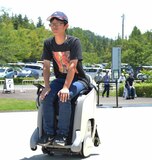 新感覚の移動体験　茂木のＭＲＭ　ユニワン実証実験始まる