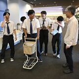 図書館カート「より使いやすく」　真岡工業高生が試作品作りへ
