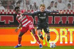 堂安は後半途中まで