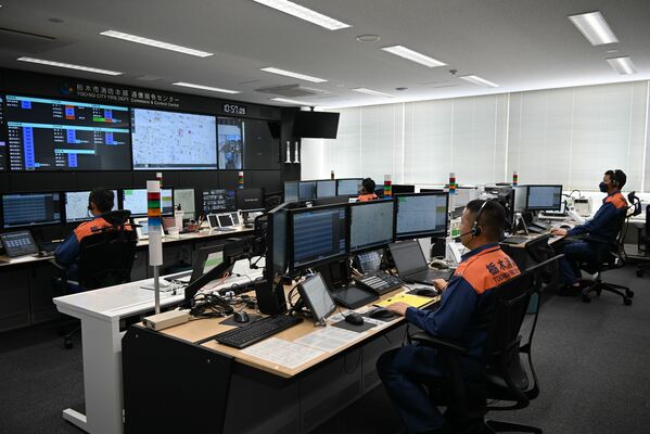 機能強化を図った新しい通信指令センター