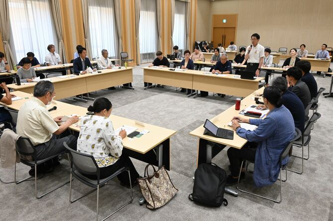 「地域づくり団体全国研修交流会」の実行委員会設立総会＝６月19日、県庁