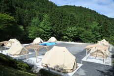あわの山荘をグランピング施設に　東京の業者と鹿沼市が共同実証実験