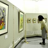 町の民話などを題材に　高根沢、木版画展に70点