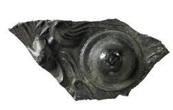 鏡面にベンガラを確認、研磨剤か