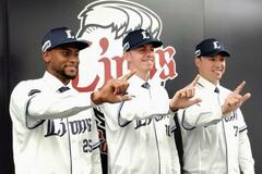 西武の新外国人選手が抱負