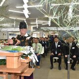 スキー場オープン前に安全祈願　那須塩原のハンターマウンテン塩原