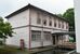 栃木高の記念館。手前は県庁堀