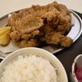 温泉水活用、うま味凝縮　唐揚げ定食　東照温泉　旅籠福田屋（日光）