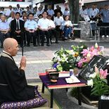 下野で小金井空襲の慰霊祭　列車や駅に銃撃「脳裏から離れない」　戦後80年