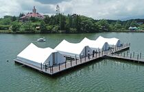 りんどう湖にグランピング施設