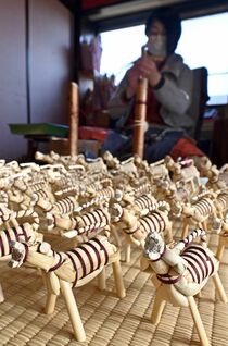 きびがら細工作りピーク