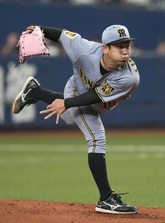 　オリックス戦に先発し、５回無失点の阪神・伊原＝京セラドーム