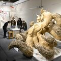 妖怪の巨大造形や絵画お目見え　さくら市ミュージアムで27日から企画展　開幕前に内覧会