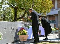 上海列車事故から３８年、慰霊式