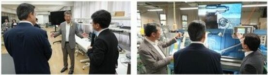 中村文部科学副大臣・清水文部科学大臣政務官が東京都立産業技術高等専門学…
