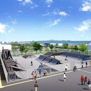 食とスポーツの新拠点、開園日決定　「アークタウン宇都宮」と市中央卸売市場「にぎわい…