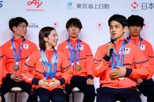 帰国のりくりゅう「走り抜けた」