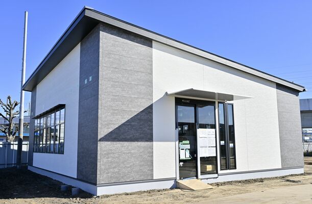 食の専門店エリアの建物外観