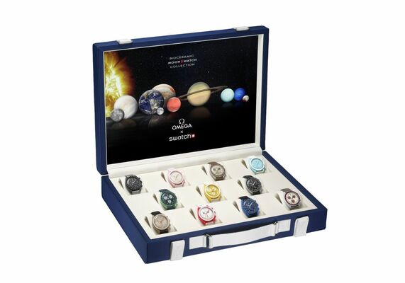 販売予定のムーンスウォッチの一部