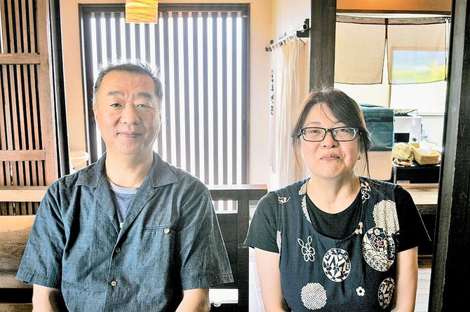 明るい方子さんと寡黙な光さん。仲良し夫婦です