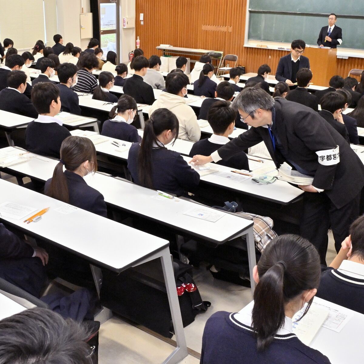 大学入学共通テスト始まる 栃木県内8会場、8050人が志願 一部会場で