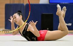 県高校総体 新体操　五十畑（文星女）が個人総合で初優勝　優雅にコミカル…