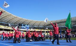 障スポとちぎ開幕　栃木県初開催　開会式に１万３８１８人　手を取り合って…