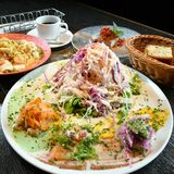 彩り豊かな巨大プレート　オッティモのお得なランチセット　L'Italiana Ottimo（高根沢）