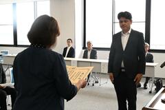 優良建設工事の事業所を表彰