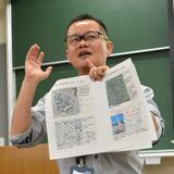 弁当のふたで「立体地形模型」　帝京大の坪井教授が考案　簡単に制作、災害リスクを理解