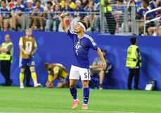 長友、日本初の５大会連続出場