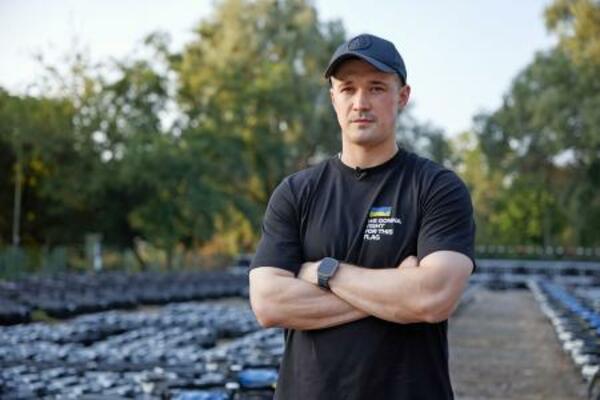 　ウクライナのフェドロフ国防相（ウクライナ国防省提供・共同）