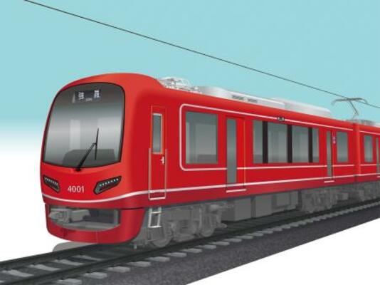 　箱根登山電車で、２０２８年夏に導入が予定されている新型車両のイメージ（小田急箱根提供）