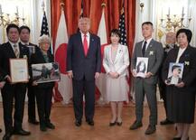 米大統領、拉致家族と面会
