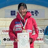 大西（足大付）女子回転連覇で２冠　県勢初の総合優勝　全国高校選抜スキー