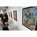 「信長の野望」展、栃木県立美術館で11日開幕 ゲームの映像やイラスト展示、芸術的な視点で鑑賞を