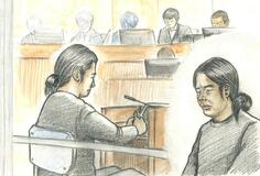 山上被告 殺人罪認める