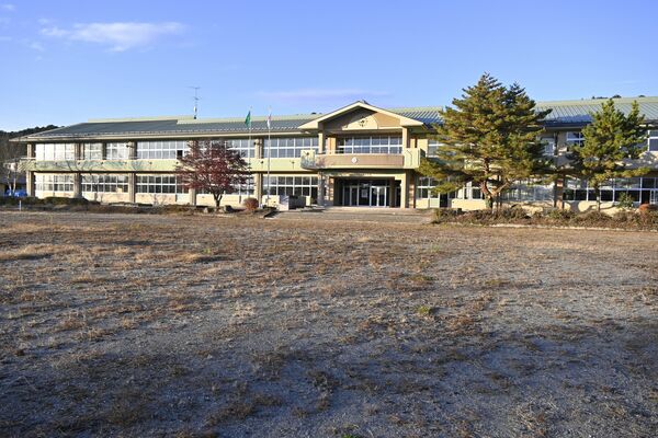 スカイモビリティ基地として利活用される旧船生西小