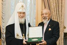 ロシア正教会トップと会談