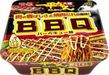 ｢明星 一平ちゃん夜店の焼そば 大盛 バーベキュー味｣ 2025年9月…