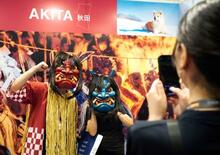香港で秋田、長野の特産品をＰＲ